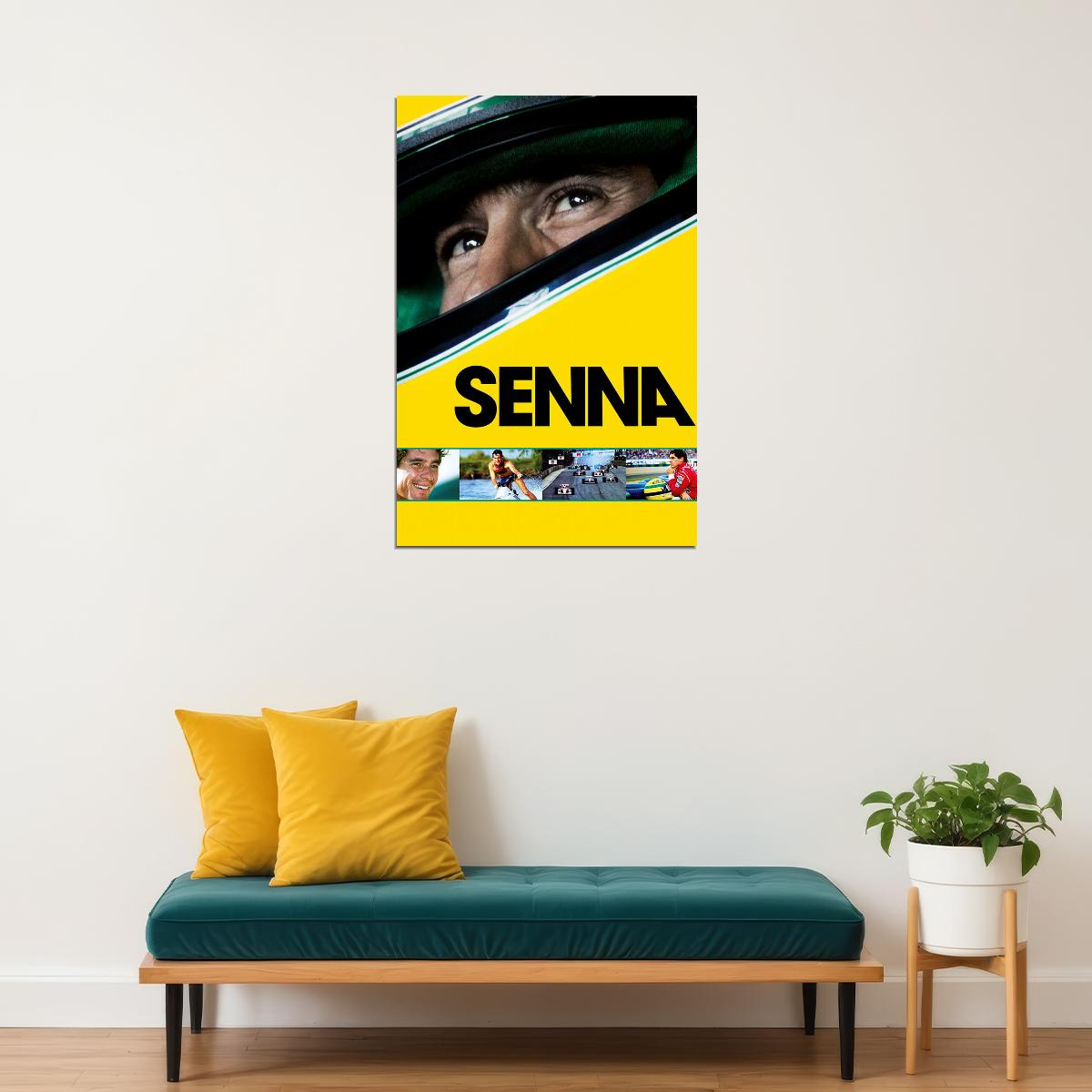 Senna Documentary Biography Sports Cinema Film Movie Poster Wall Art Print Home Wall Decor