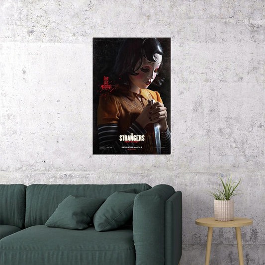 The Strangers Prey At Night Horror Movie Cinema Poster Wall Art Print Home Wall Decor - xonomax