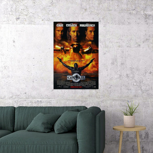 Con Air Action Thriller Movie Cinema Film Poster Wall Art Print Home Wall Decor - xonomax