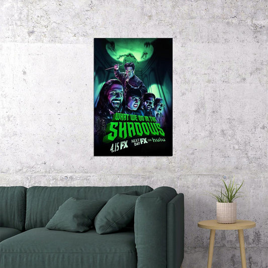 What We Do In The Shadows Comedy Horror Movie Poster Wall Art Print Home Wall Decor - xonomax