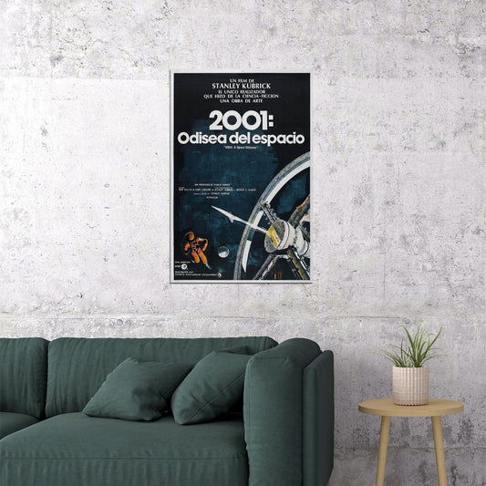 2001 A Space Odyssey Science Fiction Adventure Movie Poster Wall Art Print Home Wall Decor - xonomax