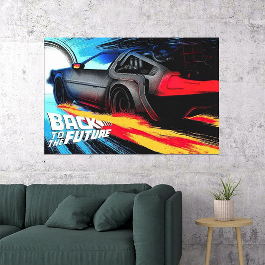 Back To The Future Science Fiction Classic Movie Film Poster Wall Art Print Home Wall Decor - xonomax