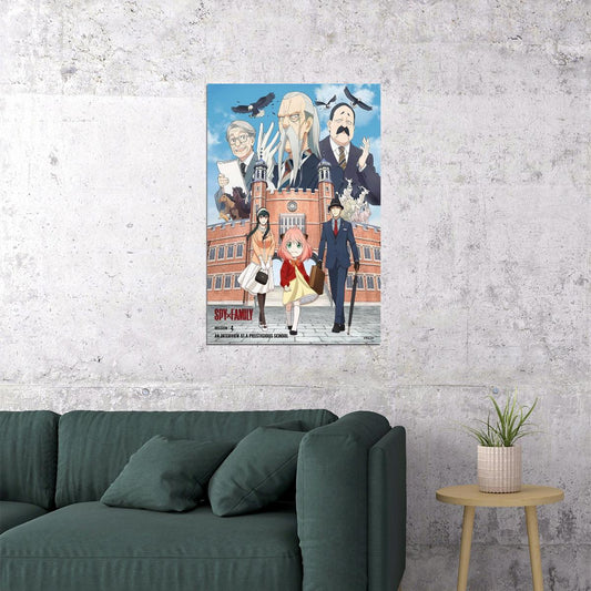 Spy X Family Action Thriller Anime Tv Series Poster Wall Art Print Home Wall Decor - xonomax