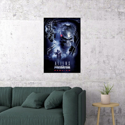 Alien Vs Predator Science Fiction Action Movie Poster Wall Art Print Home Wall Decor - xonomax