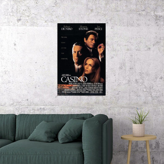 Casino Crime Drama Classic Movie Cinema Film Poster Wall Art Print Home Wall Decor - xonomax