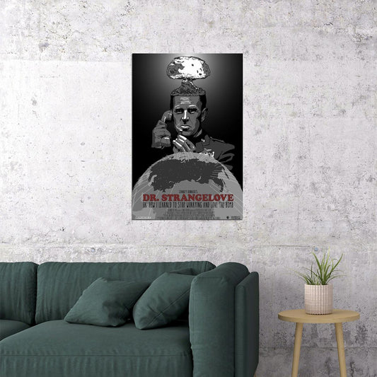Dr Strangelove Comedy War Movie Cinema Film Poster Wall Art Print Home Wall Decor - xonomax