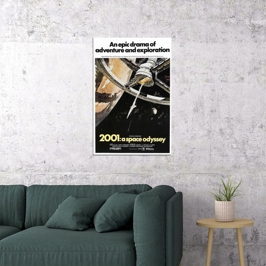2001 Space Odyssey Science Fiction Movie Cinema Film Poster Wall Art Print Home Wall Decor - xonomax