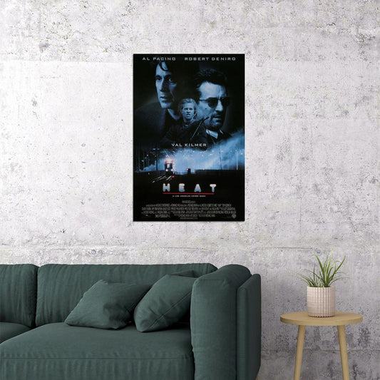 Heat Action Crime Classic Movie Cinema Film Poster Wall Art Print Home Wall Decor - xonomax
