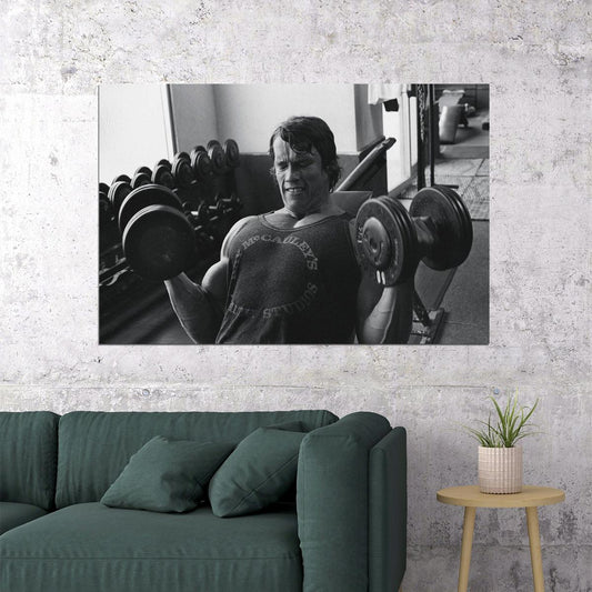 Arnold Schwarzenegger Bodybuilding Motivational Fitness Poster Wall Art Print Home Wall Decor - xonomax