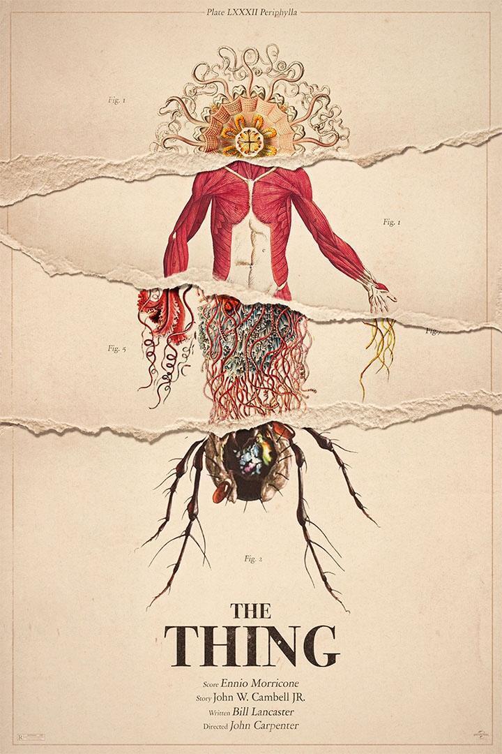 The Thing Science Fiction Movie Cinema Film Poster Wall Art Print Home Wall Decor - xonomax
