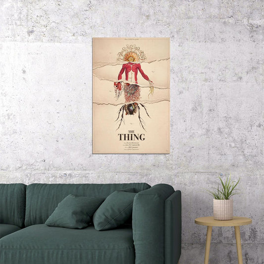 The Thing Science Fiction Movie Cinema Film Poster Wall Art Print Home Wall Decor - xonomax
