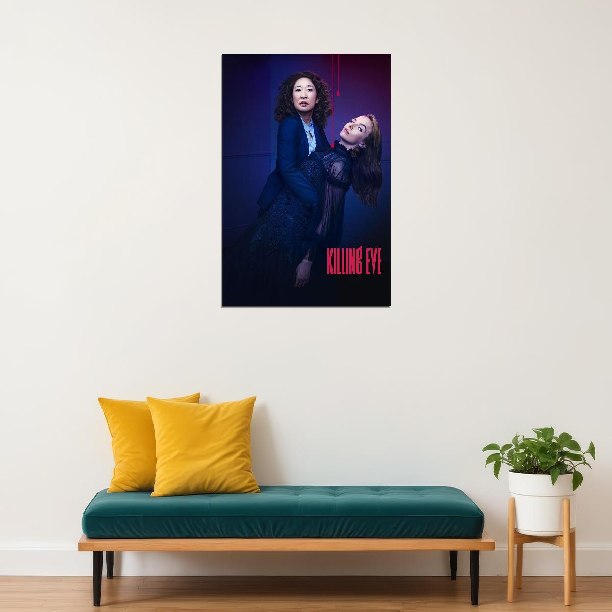 Killing Eve Season 2 Action Adventure Tv Series Poster Wall Art Print Home Wall Decor