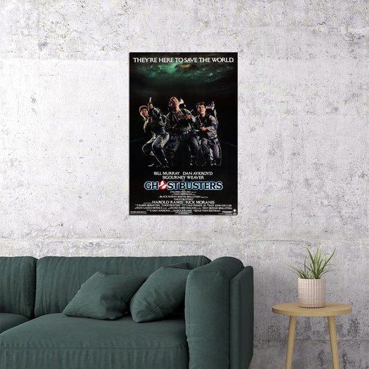 Ghostbusters Action Comedy Movie Cinema Film Poster Wall Art Print Home Wall Decor - xonomax