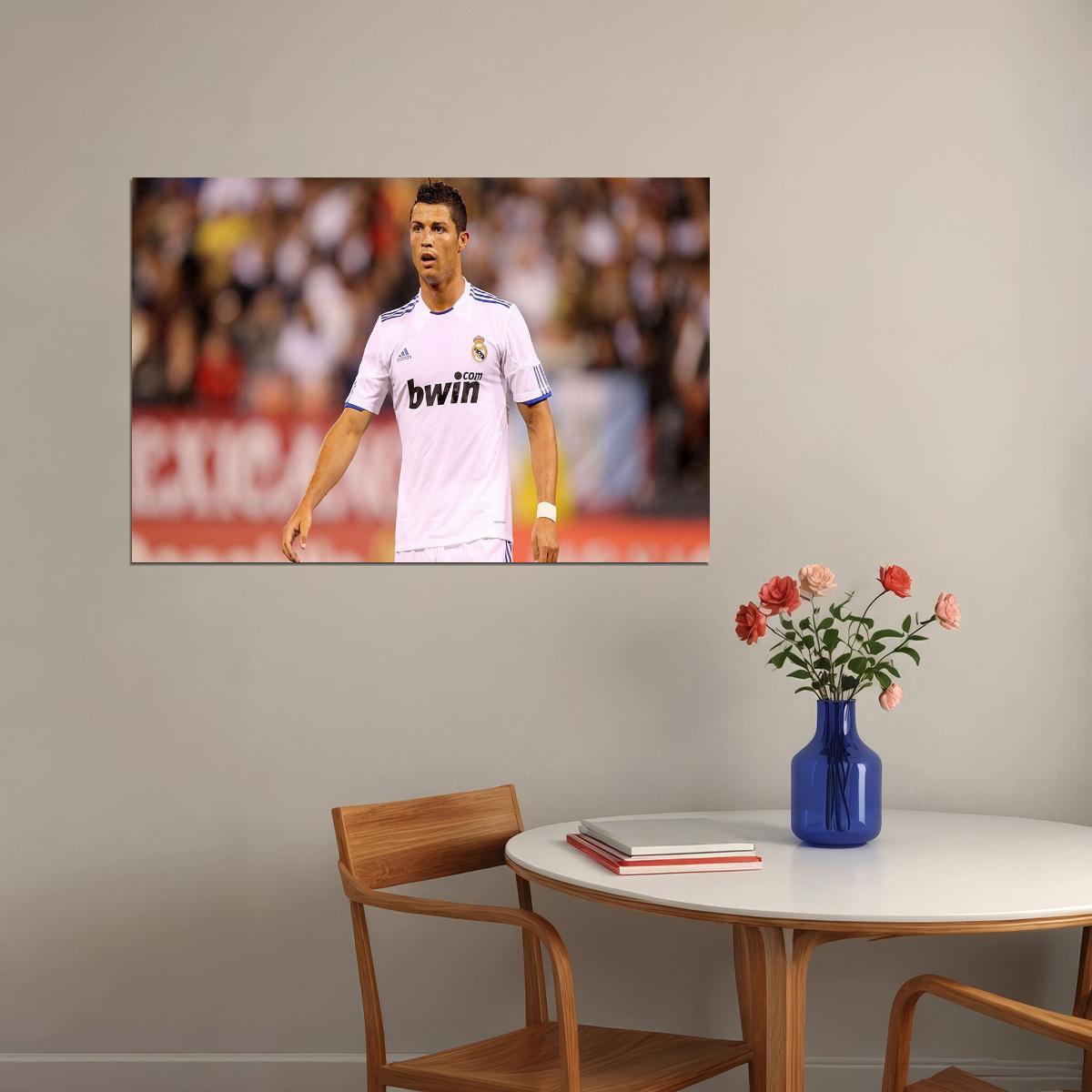 Cristiano Ronaldo Soccer Portuguese Football Player Poster Wall Art Print Home Wall Decor - xonomax