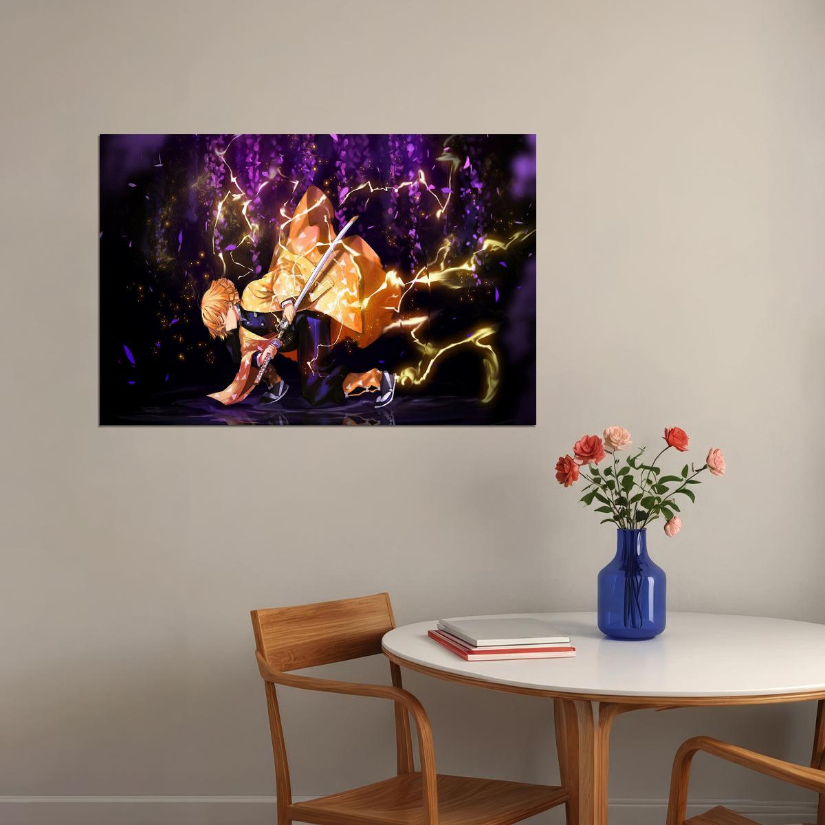 Demon Slayer Manga Japan Anime Action Animation Poster Wall Art Print Home Wall Decor - xonomax