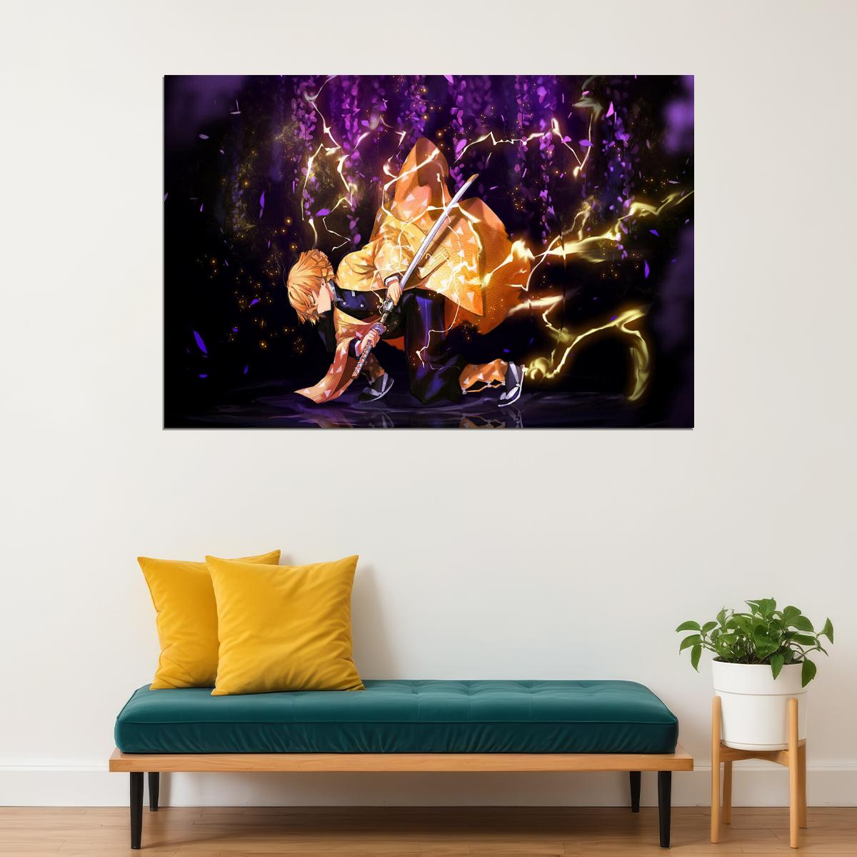 Demon Slayer Manga Japan Anime Action Animation Poster Wall Art Print Home Wall Decor - xonomax