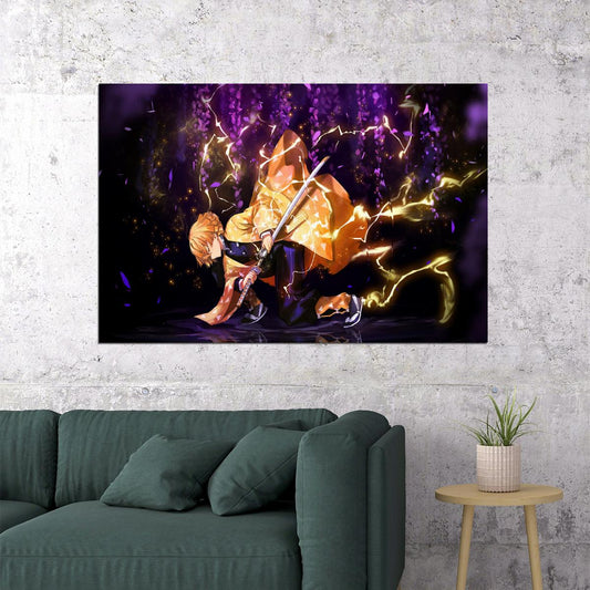 Demon Slayer Manga Japan Anime Action Animation Poster Wall Art Print Home Wall Decor - xonomax