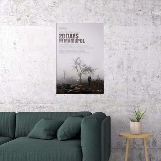 20 Days In Mariupol Documentary War Cinema Film Movie Poster Wall Art Print Home Wall Decor - xonomax
