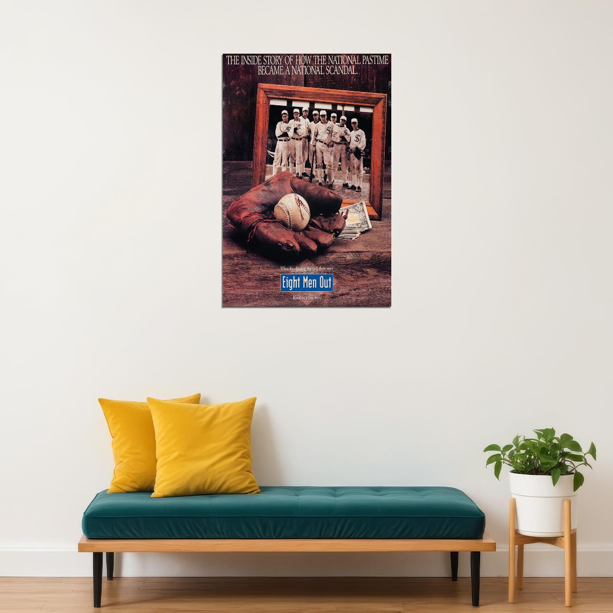Eight Men Out Drama Sports History Cinema Film Movie Poster Wall Art Print Home Wall Decor - xonomax