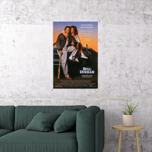 Bull Durham Comedy Romance Sports Cinema Film Movie Poster Wall Art Print Home Wall Decor - xonomax