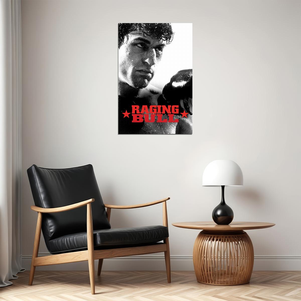 Raging Bull Biography Drama Sports Cinema Film Movie Poster Wall Art Print Home Wall Decor - xonomax
