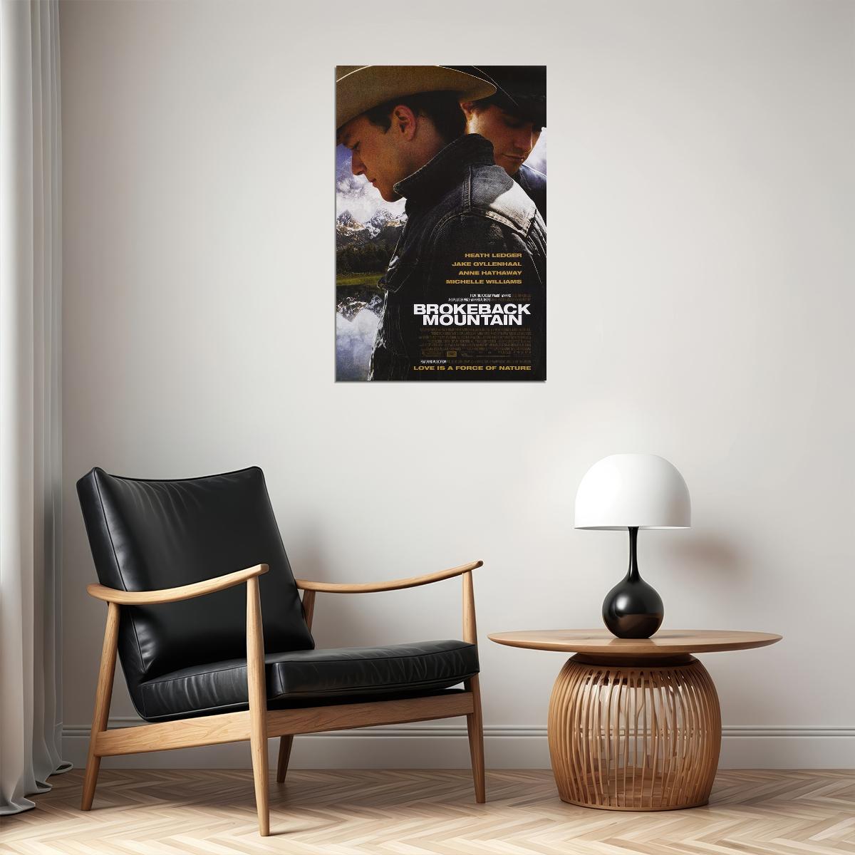 Brokeback Mountain Romance Drama Movie Cinema Gift Poster Wall Art Print Home Wall Decor - xonomax