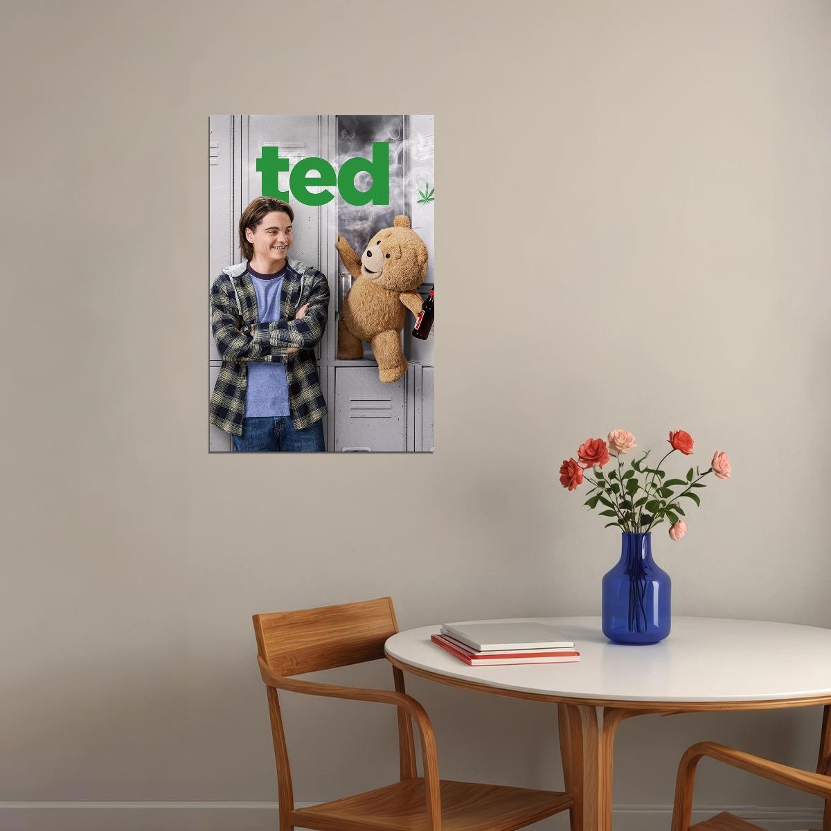 Ted Comedy Sitcom Tv Series Movie Gift Poster Wall Art Print Home Wall Decor - xonomax