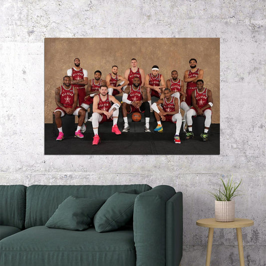 American Basketball Best Players Stars Match Poster Wall Art Print Home Wall Decor - xonomax