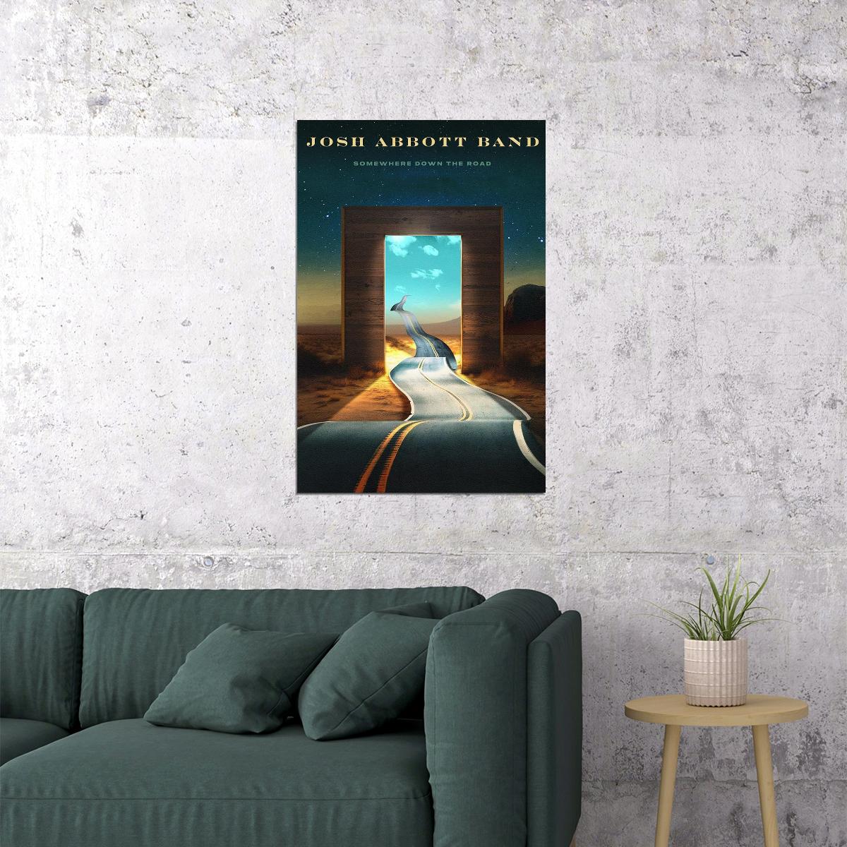 Josh Abbott Band Somewhere Down The Road Texas Music Band Album Poster Wall Art Print Home Wall Decor