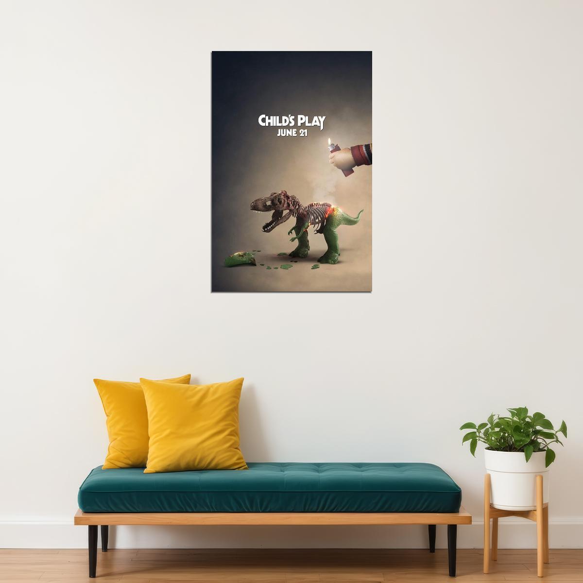 Child's Play Movie 2019 Chucky Horror Cinema Film Poster Wall Art Print Home Wall Decor - xonomax