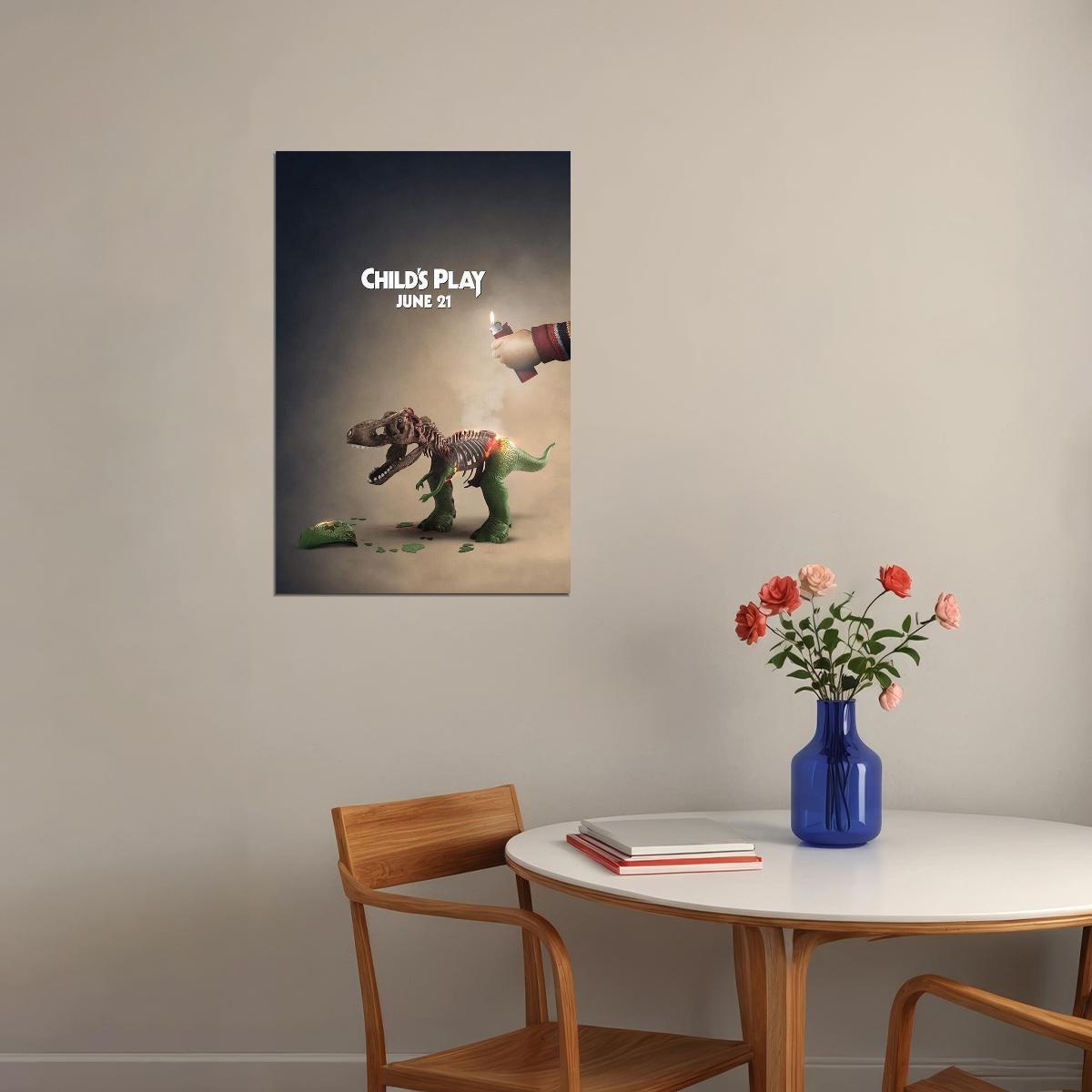 Child's Play Movie 2019 Chucky Horror Cinema Film Poster Wall Art Print Home Wall Decor - xonomax
