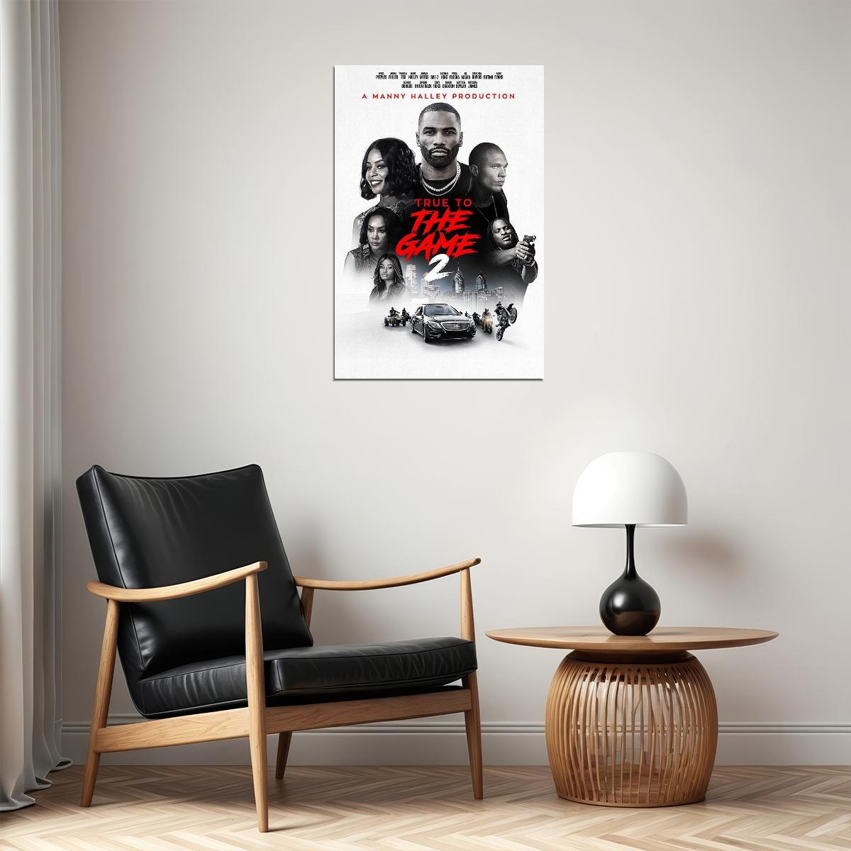 True To The Game 2 Crime Thriller Movie Cinema Film Poster Wall Art Print Home Wall Decor