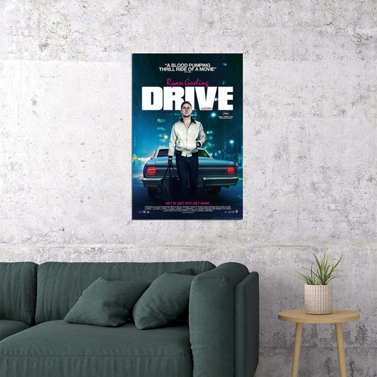 Drive Action Drama Movie Cinema Film Poster Wall Art Print Home Wall Decor - xonomax