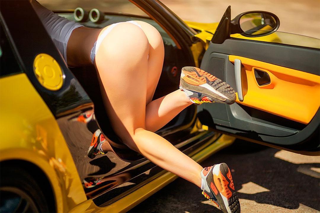 Sexy Hot Girl Supercar Model Girl Beauty Woman Poster Wall Art Print Home Wall Decor - xonomax