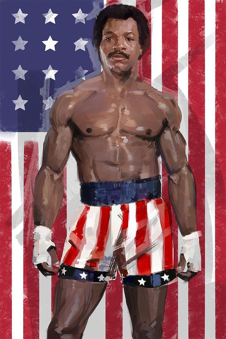 Carl Weathers Rocky Movie Role American Man Actor Poster Wall Art Print Home Wall Decor - xonomax
