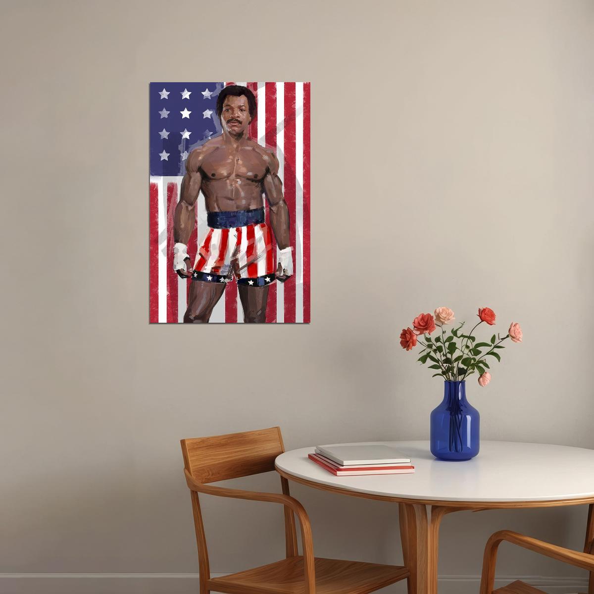 Carl Weathers Rocky Movie Role American Man Actor Poster Wall Art Print Home Wall Decor - xonomax