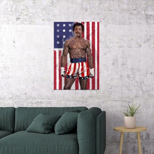 Carl Weathers Rocky Movie Role American Man Actor Poster Wall Art Print Home Wall Decor - xonomax