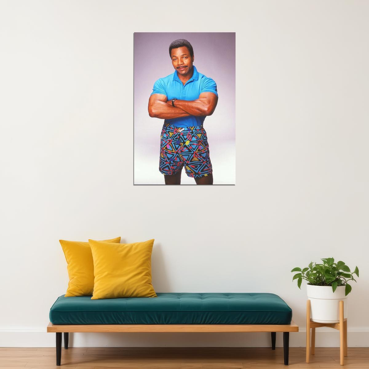 Carl Weathers Celebrity American Movie Actor Artist Poster Wall Art Print Home Wall Decor - xonomax