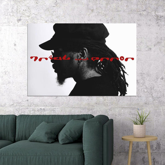 Dizzy Wright Trial And Error American Rap Music Album Poster Wall Art Print Home Wall Decor - xonomax