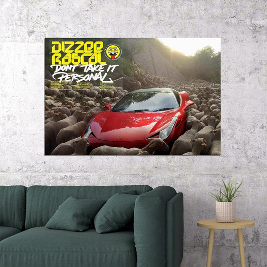 Dizzee Rascal Don't Take It Personal British Singer Album Poster Wall Art Print Home Wall Decor - xonomax