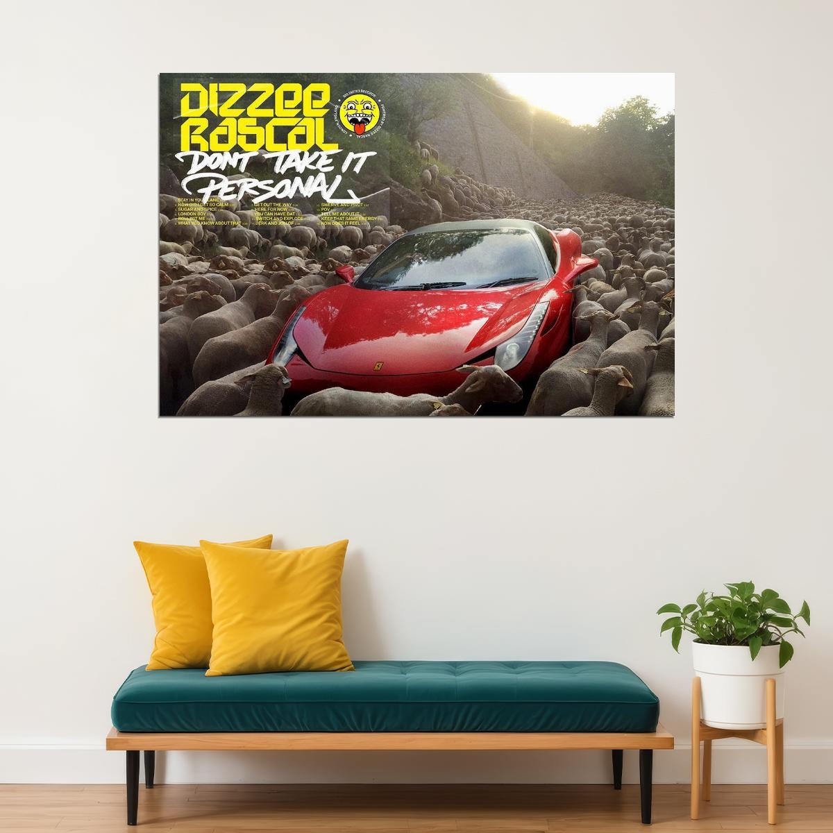 Dizzee Rascal Don't Take It Personal British Singer Album Poster Wall Art Print Home Wall Decor - xonomax