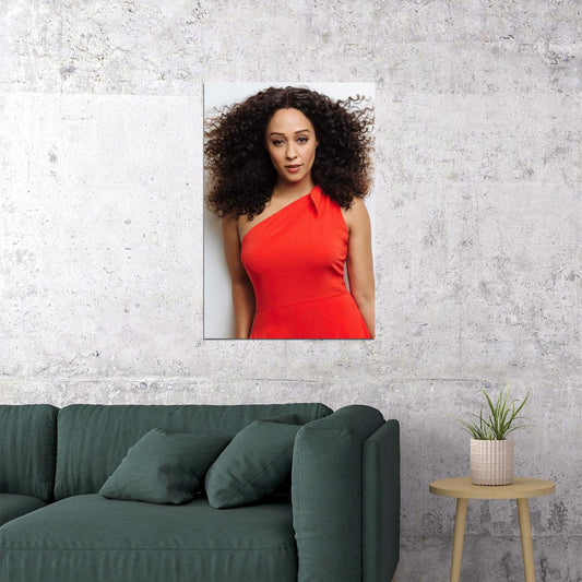 Tia Mowry Celebrity American Cinema Actress Artist Poster Wall Art Print Home Wall Decor - xonomax