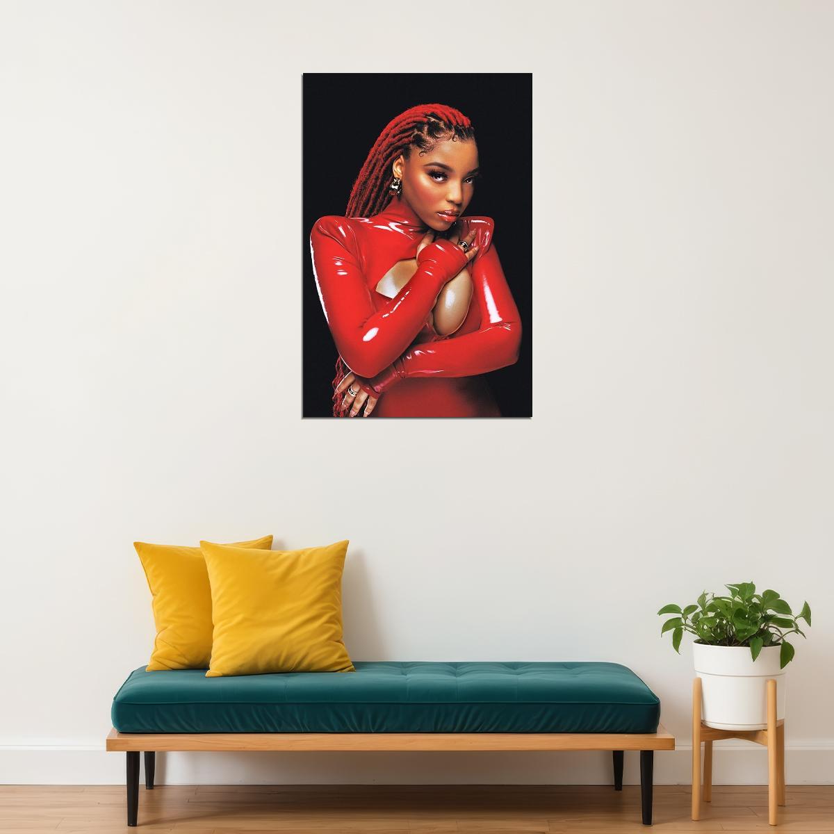 Chloe Bailey Celebrity American Musician Songwriter Ho Poster Wall Art Print Home Wall Decor - xonomax