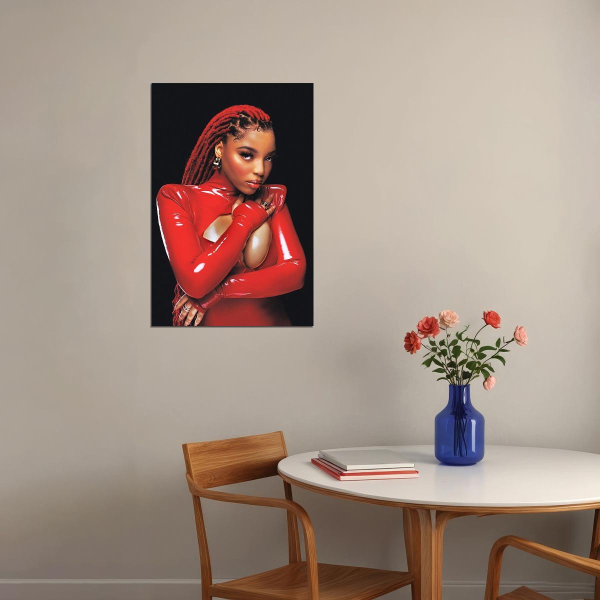 Chloe Bailey Celebrity American Musician Songwriter Ho Poster Wall Art Print Home Wall Decor - xonomax