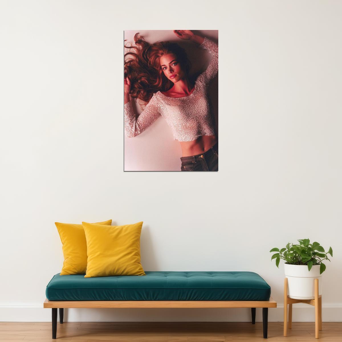 Denise Richards American Actor Tv Presenter Poster Wall Art Print Home Wall Decor - xonomax