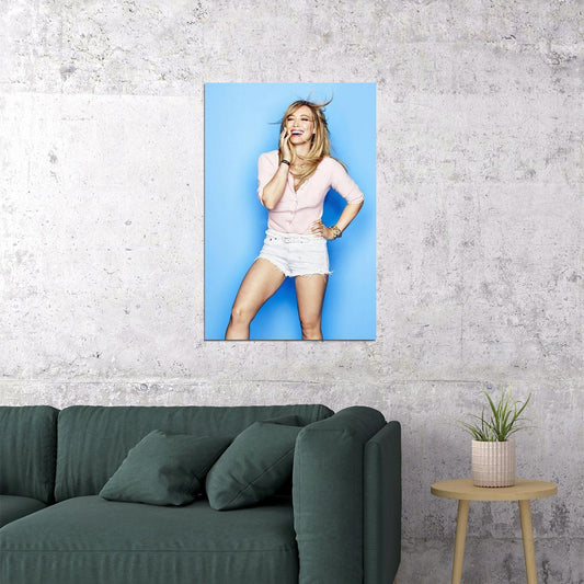 Hilary Duff Celebrity American Singer Movie Actor Poster Wall Art Print Home Wall Decor - xonomax