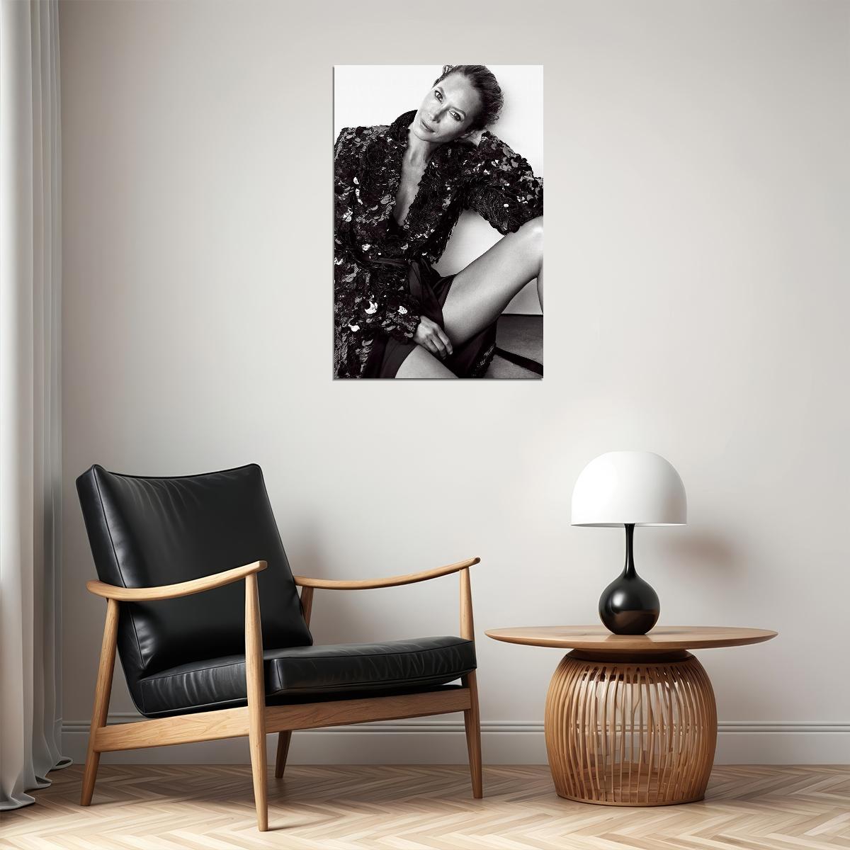 Christy Turlington Celebrity Woman Model Activist Poster Wall Art Print Home Wall Decor - xonomax