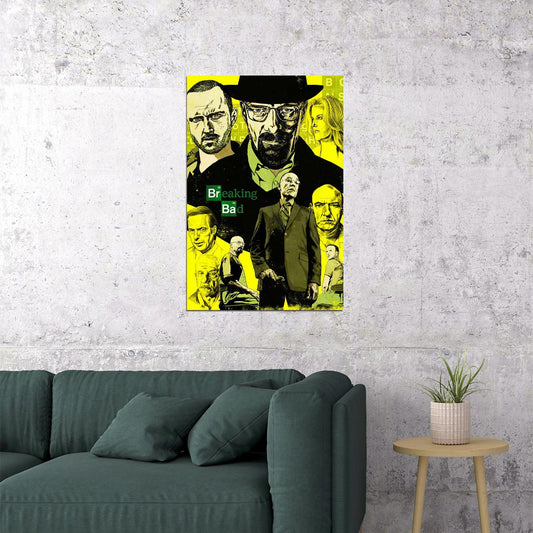Breaking Bad Tv Series Drama Crime Action Poster Wall Art Print Home Wall Decor - xonomax
