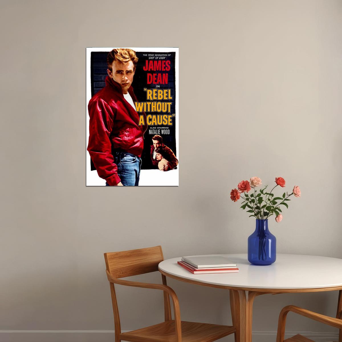 Rebel Without A Cause Movie Drama Action Poster Wall Art Print Home Wall Decor - xonomax