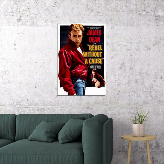 Rebel Without A Cause Movie Drama Action Poster Wall Art Print Home Wall Decor - xonomax